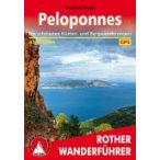 Peloponnes túrakalauz Bergverlag Rother német   RO 4446
