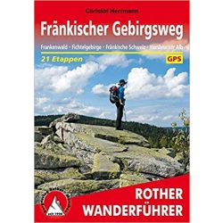   Fränkischer Gebirgsweg túrakalauz Bergverlag Rother német   RO 4463