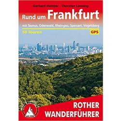   Frankfurt, Rund um túrakalauz Bergverlag Rother német   RO 4468