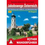   Jakobswege Österreich túrakalauz Bergverlag Rother német   RO 4473