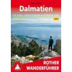   Dalmatien túrakalauz Bergverlag Rother német   RO 4476 Dalmácia túrakalauz szigetekkel, a Velebit-hegységgel és a Plitvicei-tavakkal