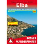   Elba mit extra Tourenkarte túrakalauz Bergverlag Rother német   RO 4482