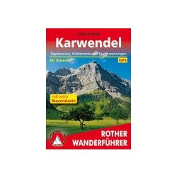   Karwendel mit extra Tourenkarte túrakalauz Bergverlag Rother német   RO 4484