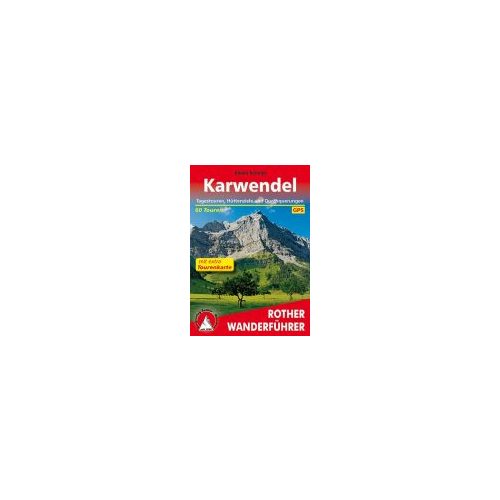 Karwendel mit extra Tourenkarte túrakalauz Bergverlag Rother német   RO 4484