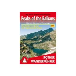   Peaks of the Balkans – Albanien, Kosovo und Montenegro túrakalauz Bergverlag Rother német   RO 4491