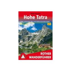   Hohe Tátra túrakalauz, Hohe Tátra térképes útikalauz Bergverlag Rother német   RO 4503
