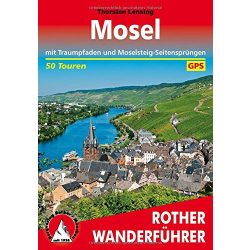Mosel túrakalauz Bergverlag Rother német   RO 4507