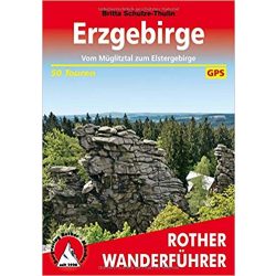 Erzgebirge túrakalauz Bergverlag Rother német   RO 4517