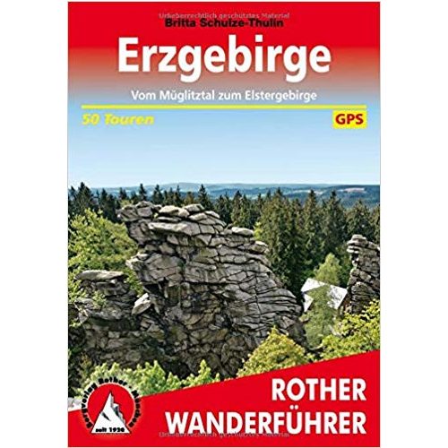 Erzgebirge túrakalauz Bergverlag Rother német   RO 4517