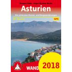 Asturien túrakalauz Bergverlag Rother német   RO 4526