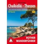   Chalkidiki I Thassos túrakalauz Bergverlag Rother német   RO 4533