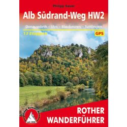   Alb Südrand-Weg HW2 túrakalauz Bergverlag Rother német   RO 4549