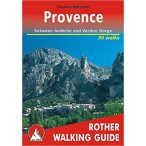 Provence túrakalauz Bergverlag Rother angol   RO 4801