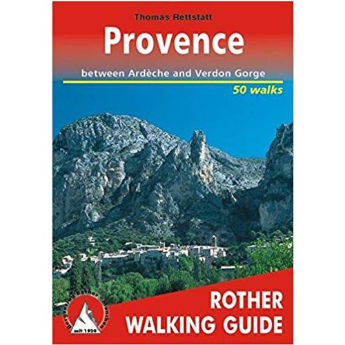 Provence túrakalauz Bergverlag Rother angol   RO 4801