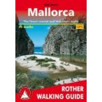 Mallorca túrakalauz Bergverlag Rother angol   RO 4805