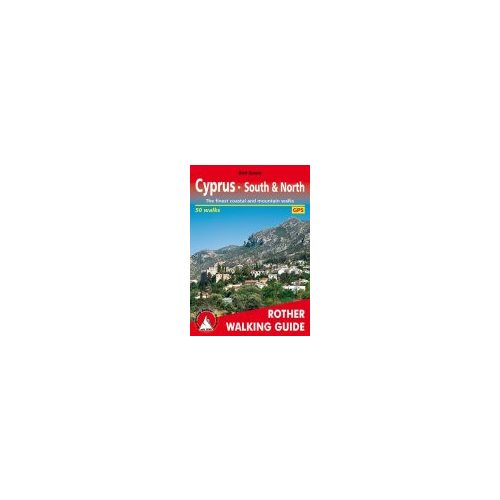Cyprus – South and North túrakalauz Bergverlag Rother angol   RO 4814