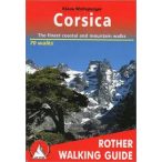 Corsica túrakalauz Bergverlag Rother angol   RO 4819