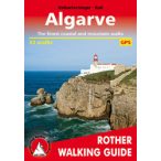 Algarve túrakalauz Bergverlag Rother angol   RO 4825