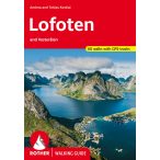   Lofoten and Vesterålen Lofoten túrakalauz, térkép Bergverlag Rother angol nyelvű 2025.