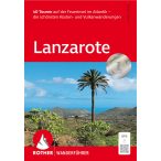 Lanzarote túrakalauz Bergverlag Rother német 2025.