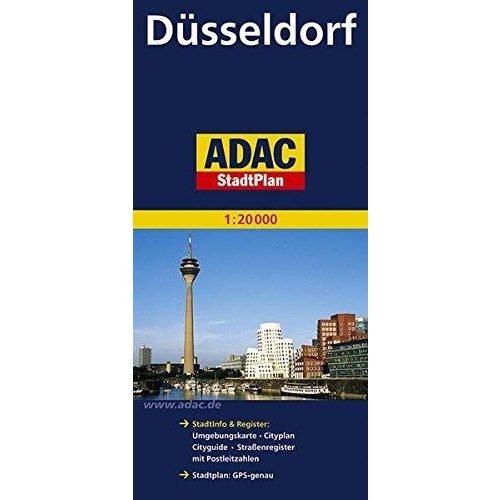 Düsseldorf térkép ADAC  1:20 000 
