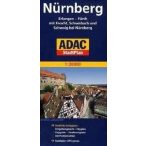 Nürnberg térkép ADAC 1:20 000 
