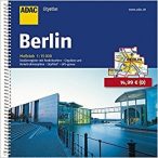 Berlin atlasz ADAC  1:15 000 Berlin várostérkép