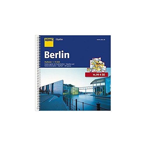 Berlin atlasz ADAC  1:15 000 Berlin várostérkép