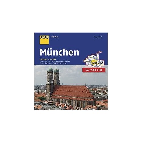 München atlasz ADAC 1:15 000 