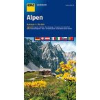 Alpok térkép ADAC 1:750 000 
