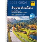   Németország atlasz + Ausztria, Svájc atlasz ADAC 2023/24 1:200 000 