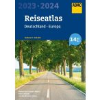  Németország autós atlasz ADAC 1:200 000  2023/2024  Németország atlasz
