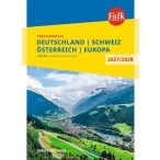   Németország autós atlasz, térkép, Németország atlasz és Európa autóatlasz Falk 1:300e  2027/2028  
