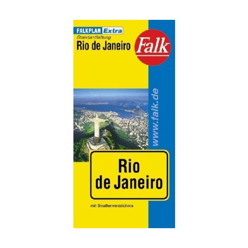 Rio de Janeiro térkép Falk 