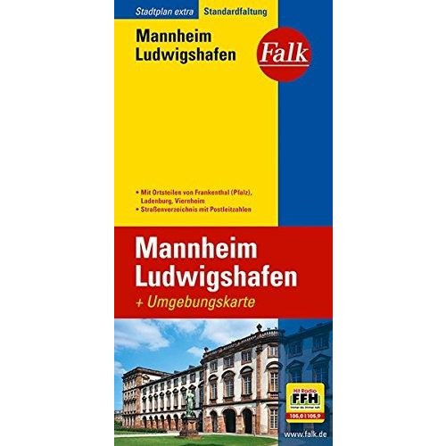 Mannheim térkép Falk 1:20 000 