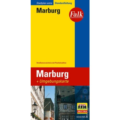 Marburg térkép Falk  