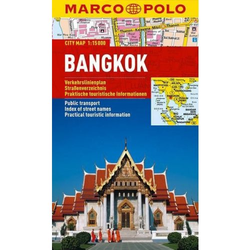 Bangkok térkép vízálló Marco Polo 2017 1:15 000 