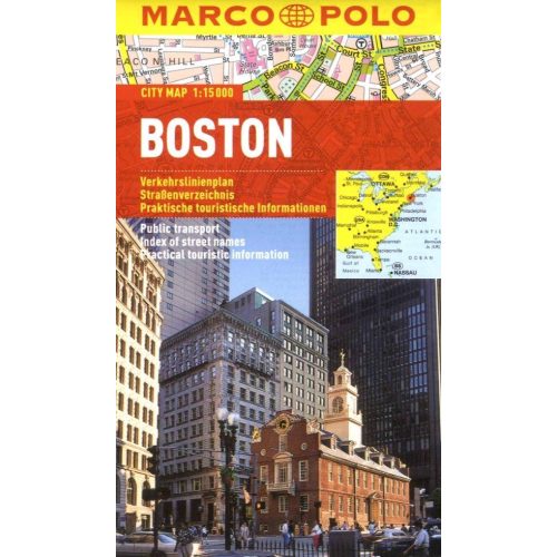 Boston térkép vízálló Marco Polo 1:15 000 