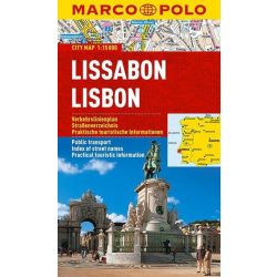 Lisszabon térkép Marco Polo 2017 1:15 000 