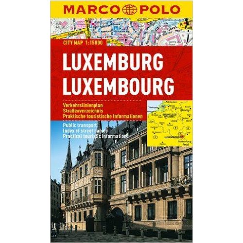 Luxemburg térkép Marco Polo vízálló 1:15 000 
