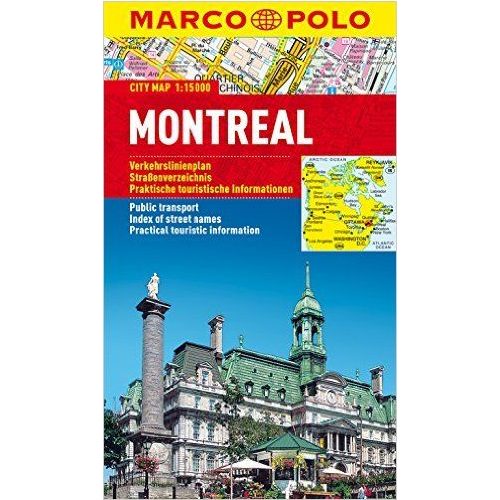 Montreal térkép Marco Polo vízálló 1:15 000 