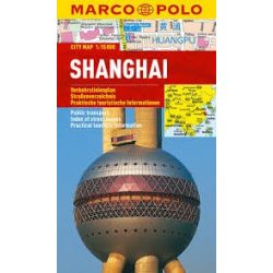 Shanghai térkép vízálló Marco Polo 1:15 000 