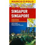 Singapore Szingapur térkép Marco Polo 1:15 000 