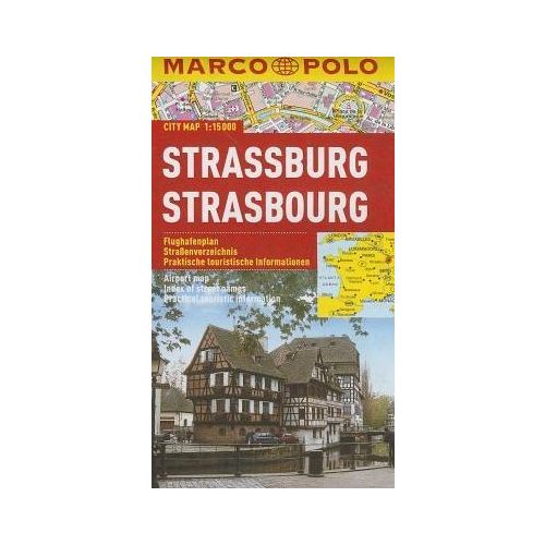 Strassburg térkép vízálló Marco Polo 1:15 000 