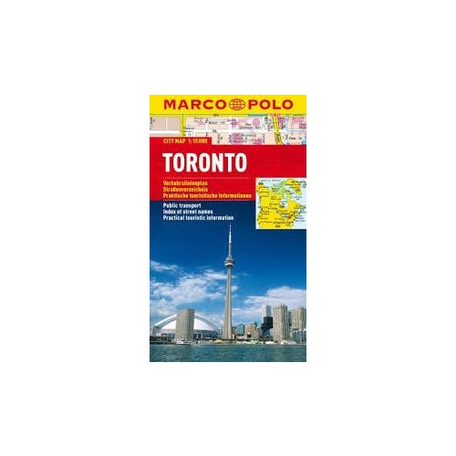 Toronto térkép vízálló Marco Polo 1:15 000 