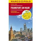   Frankfurt térkép Marco Polo fóliás belváros térkép 1:16 000 