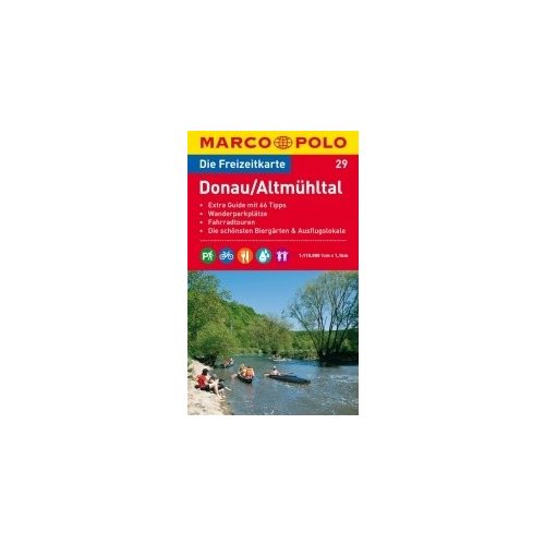 29. Donau Altmühltal turista térkép Marco Polo 1 : 100 000 