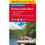   31. Schwarzwald térkép Schwarzwald Nord térkép 1 : 100 000 Marco Polo