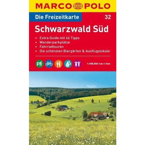 32. Schwarzwald Süd térkép 1 : 100 000 Marco Polo 