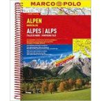 Alpok atlasz Marco Polo Alpok autótérkép 1:300 000  2019